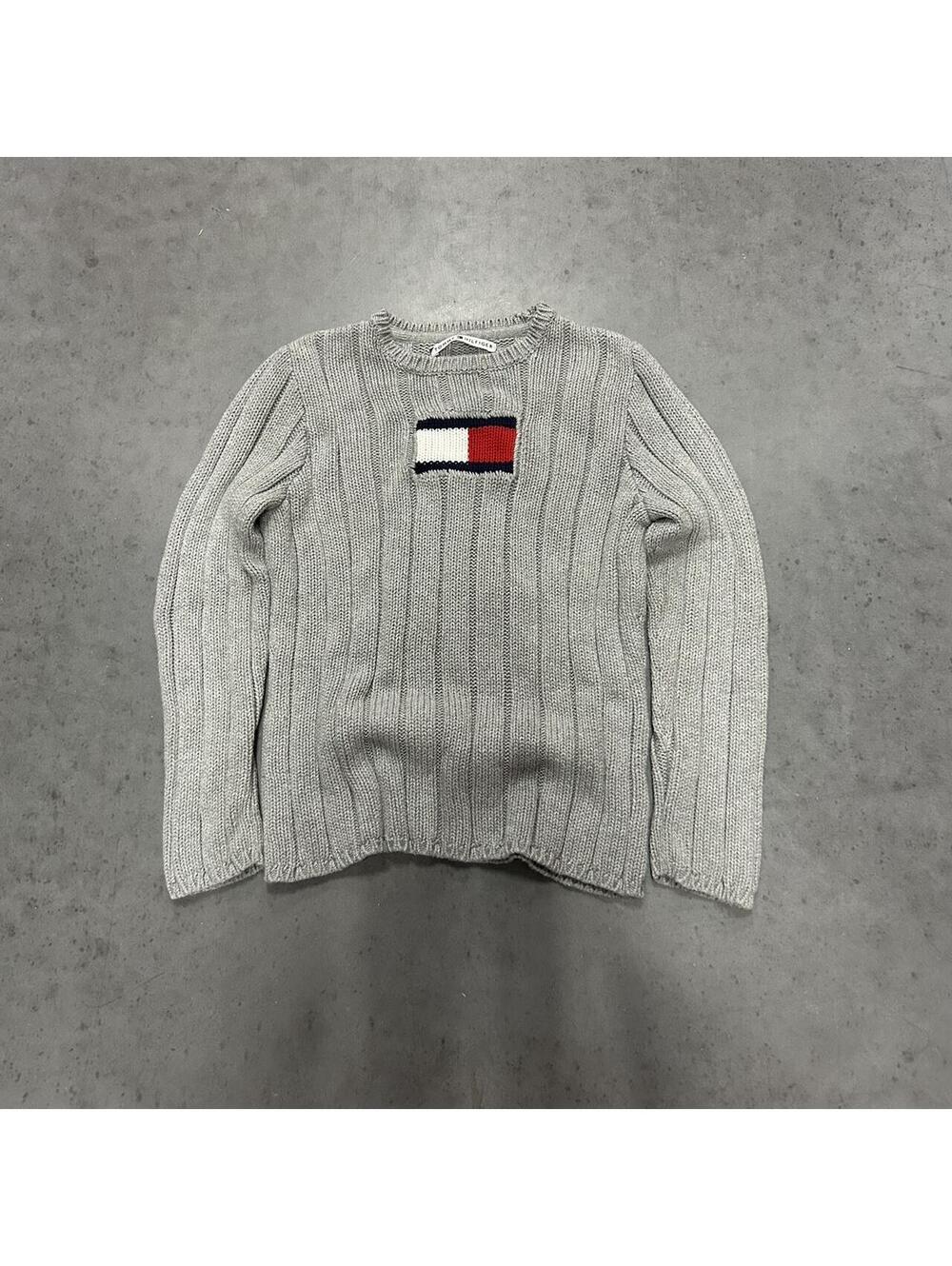 Grey Tommy Hilfiger knit sweater